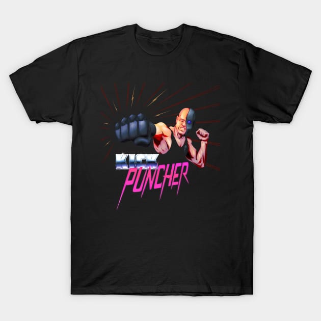 Kick Puncher (in black) T-Shirt by MunkeeWear
